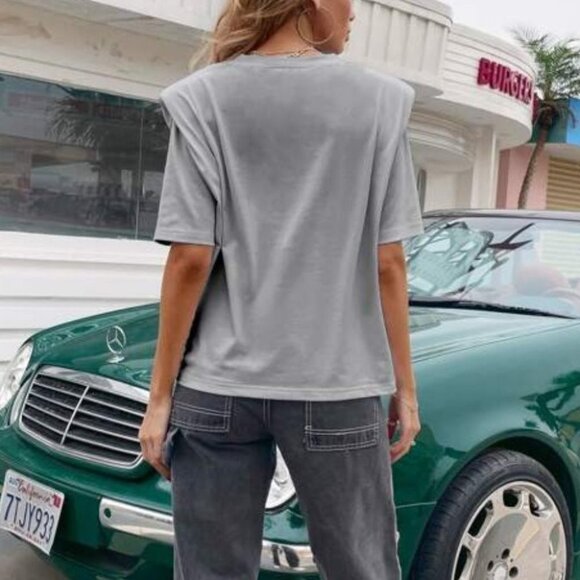 GRAY CASUAL TEE - Picture 5 of 5